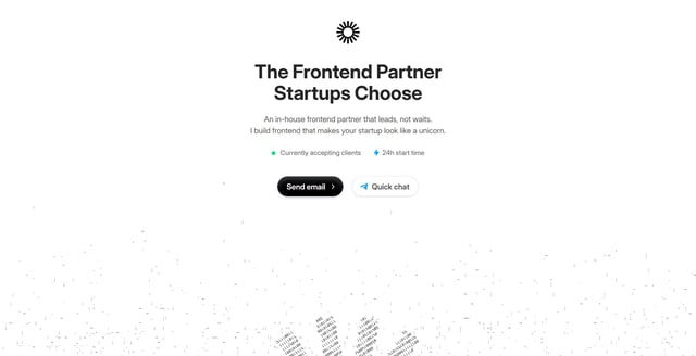 Frontend Supply™ Call-To-Action Preview