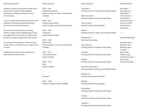 Alessandro Scarpellini Timeline Preview