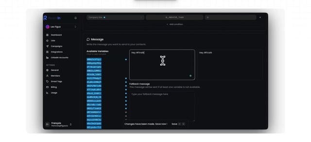 Reactin Screenshots Section