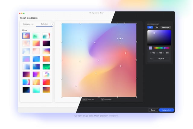 Mesh Gradients Screenshots Preview