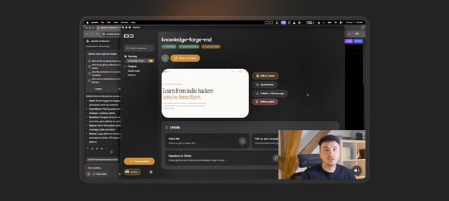 Openable Explainer Video Section