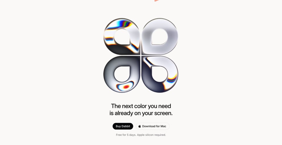 Call-To-Action Footer section on Dabbit section design