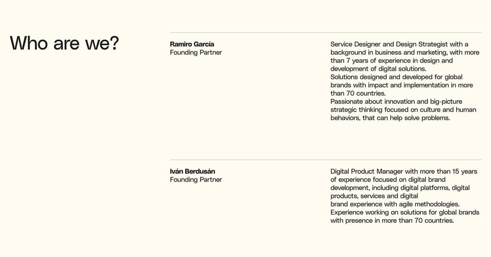Team section on Roots Digital Studio section design