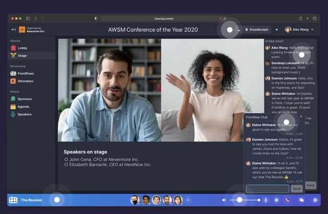 Hypersay Events Screenshots Preview