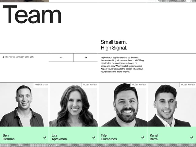 Aspen Search Team Preview