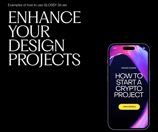 Holographic Abstract 3D Backgrounds Device Mockup Preview