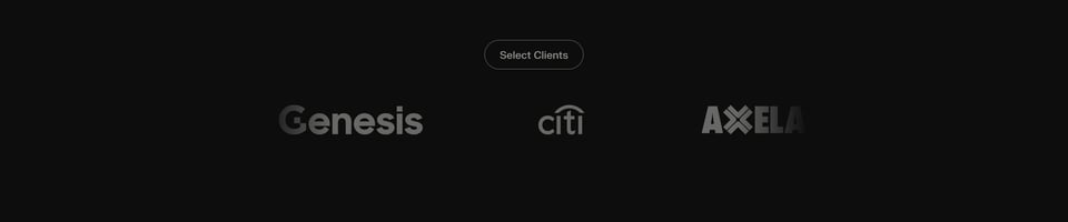 Client Logo Row section on Kyle Winton section design