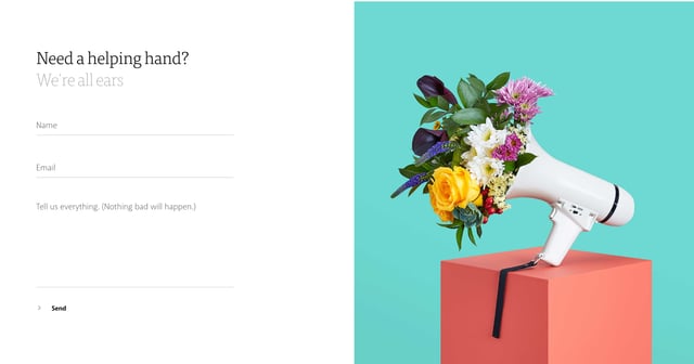 Bueno by Ueno. Contact Form Preview