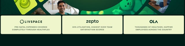 HealthFlex Client Logo Row Preview