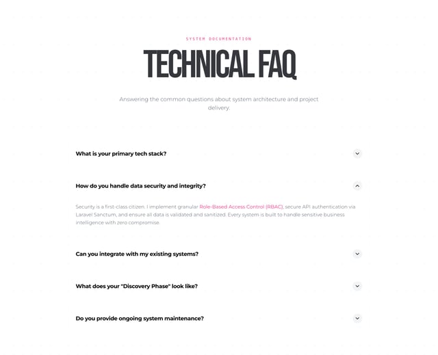 Franz Wiebe FAQ Accordion Preview