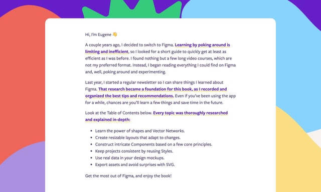 ‘Designing in Figma’ Book Biography Preview