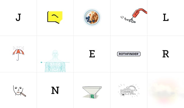 Bento Grid - Portfolio section