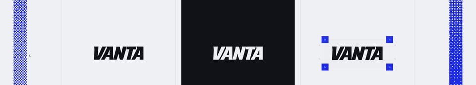 Header Navigation section on Vessa section design