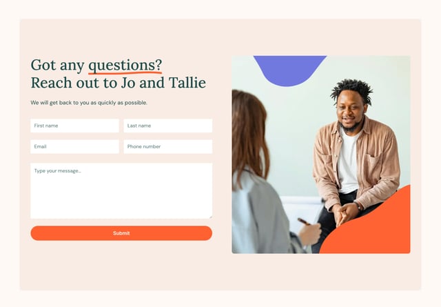 Pear Contact Form Preview