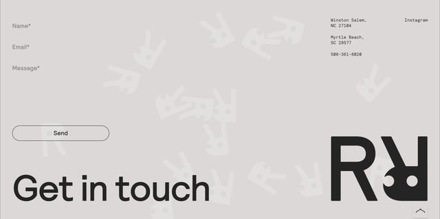 Restless Rabbit Creative Contact Form Preview