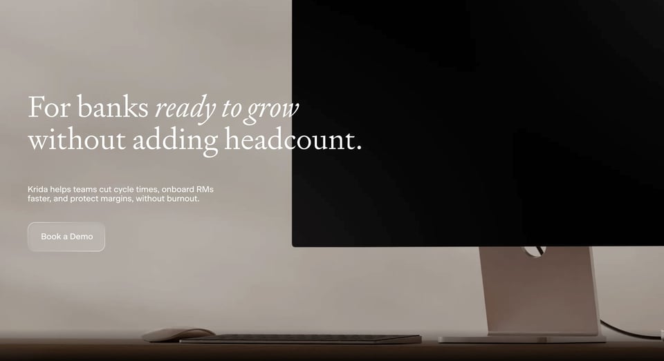 Call-To-Action Footer section on Krida section design