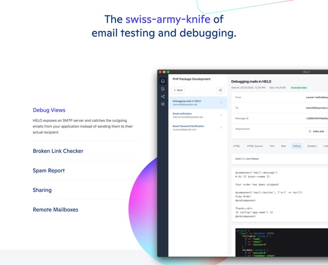 HELO Feature Carousal Preview