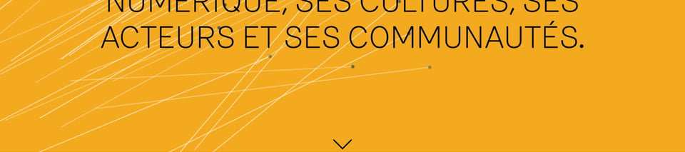 Scroll Hint section on Bug Magazine section design