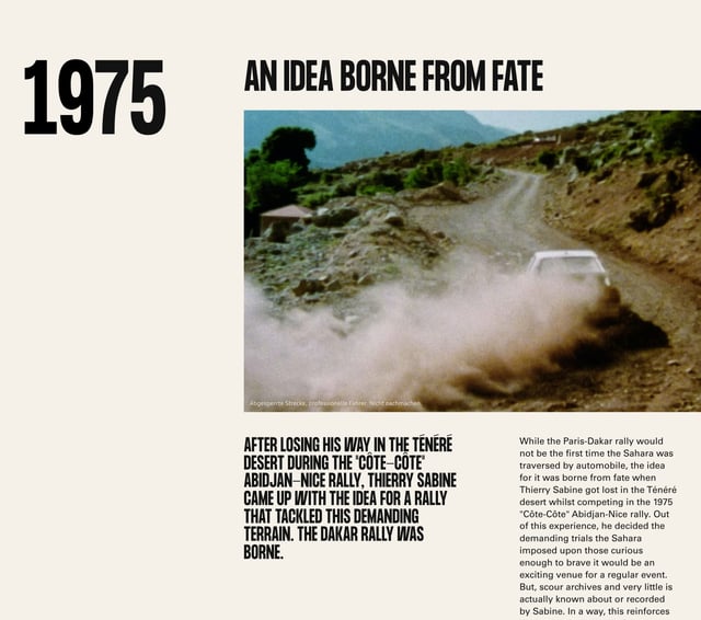 The Journey To Dakar Timeline Preview