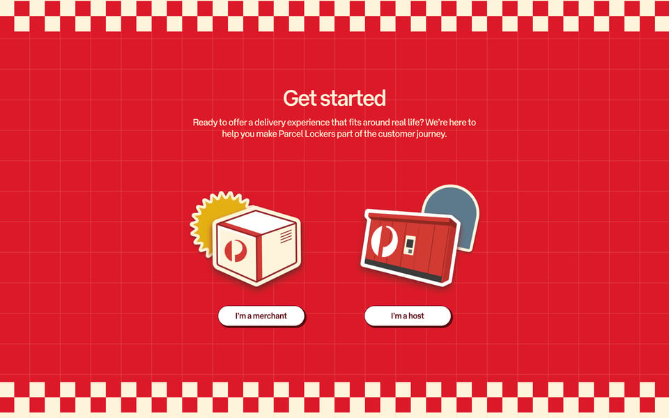 Call-To-Action Footer section on Locker Land section design