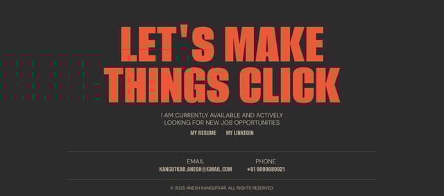 Anesh Kangutkar Big Footer Preview