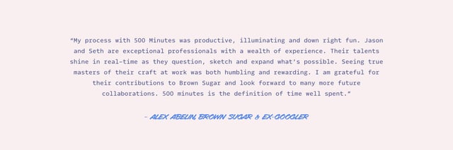 500 Mins Testimonials Preview