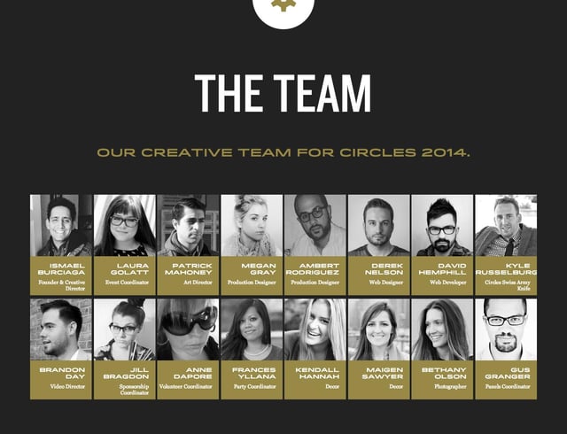Circles: A Creative Conference Team Preview