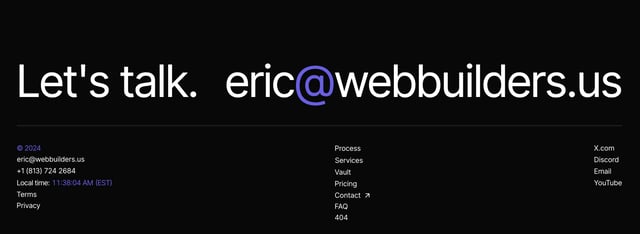 WebBuilders Big Footer Preview
