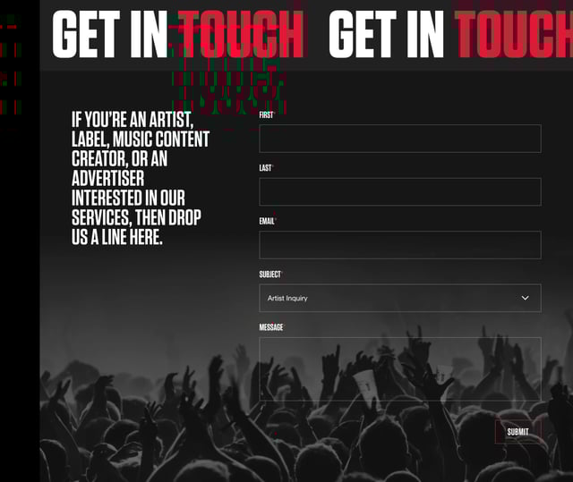 DistroNation Contact Form Preview