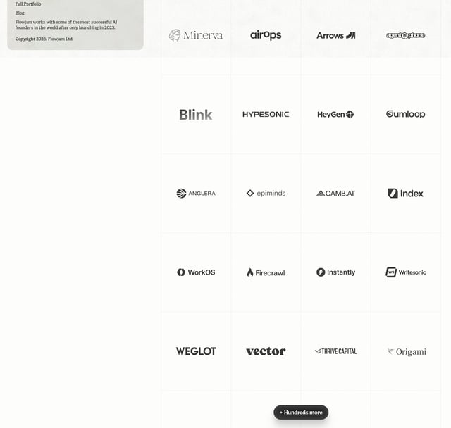 Client Logo Grid section