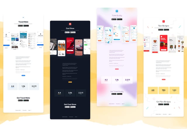 Appect Screenshots Section