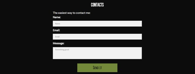 GreenXIII Contact Form Preview