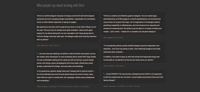 Chris Lackey Testimonials Preview