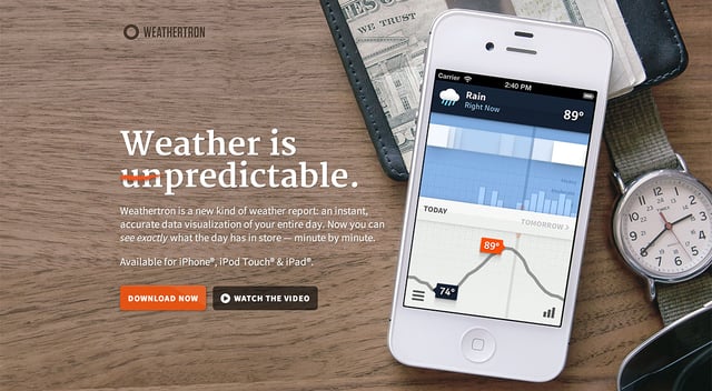 Weathertron Device Mockup Preview