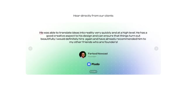 DesignPixil Testimonial Slider Preview