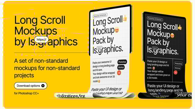 Long Scroll Mockups Device Mockup Preview