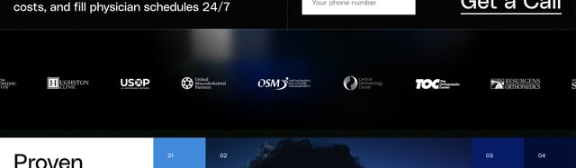 Transform9 Client Logo Row Preview