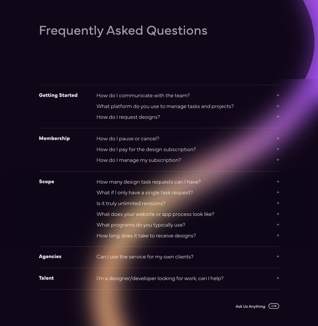 Hyperflow FAQ Accordion Preview