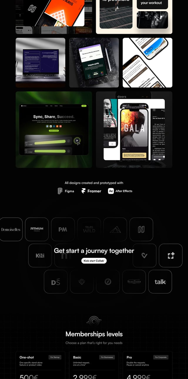 Figue Pricing Table Preview