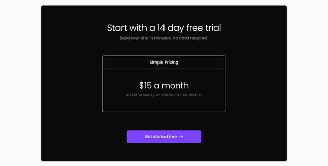 Supertape Pricing Table Preview