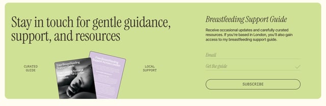 Newsletter section
