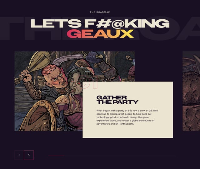 The Glimmering Road Map Section