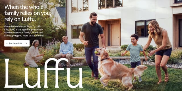 Luffu Call-To-Action Hero Preview