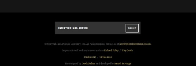 Circles: A Creative Conference Lead Capture Preview