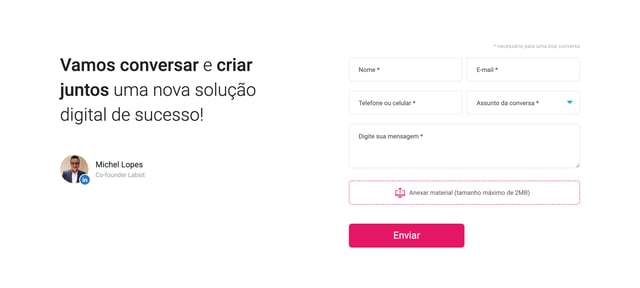 Labsit Contact Form Preview