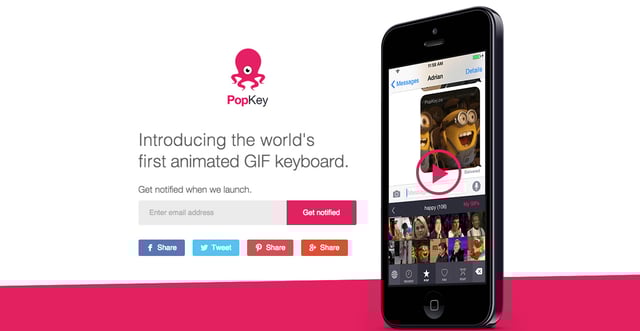 PopKey Device Mockup Preview