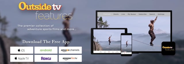 Outside TV Features Device Mockup Preview