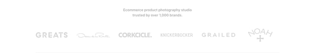 Squareshot Product Photography Client Logo Row Preview