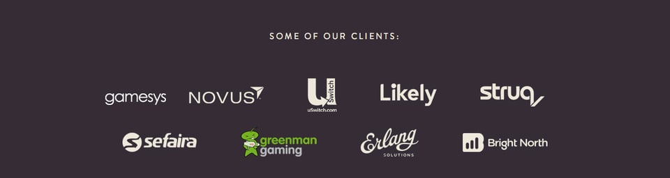 Client Logo Grid section on Functional Works section design