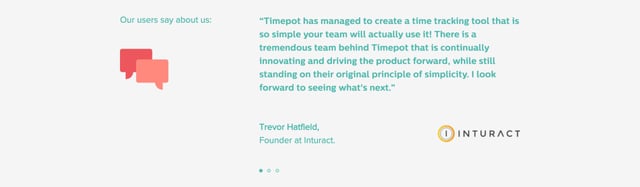 Timepot Testimonial Slider Preview